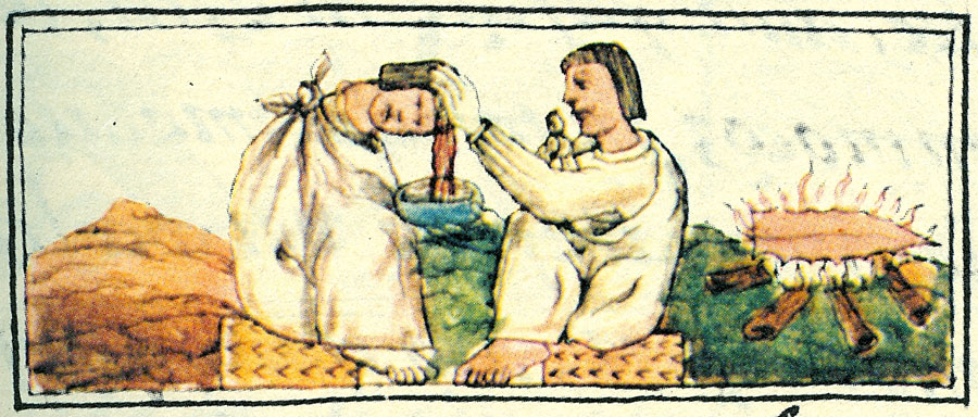 Sebkezelés ábrázolása a Firenzei kódexben