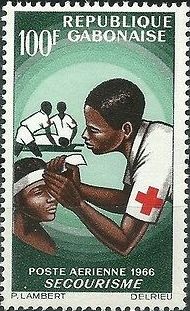 Gabon - Elsősegély (1966)