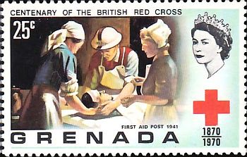 Grenada - A Brit Vöröskereszt centenáriuma