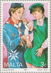 Málta - Elsősegélyt nyújtó cserkész