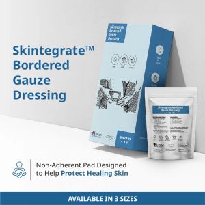 CelluHeal™ Skintegrate™ Bordered Gauze Dressing
